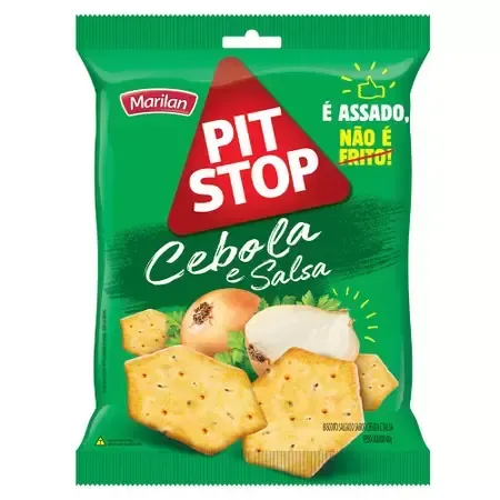 SNACK MARILAN PIT STOP CEBOLA E SALSA 60G