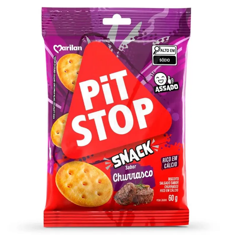 SNACK MARILAN PIT STOP CHURRASCO 60G