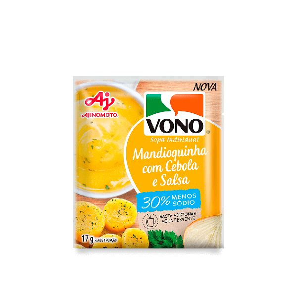 SOPA VONO MANDIOQUINHA MENOS SODIO AJINOMOTO 17G