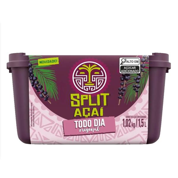 SORBET DE ACAI SPLIT TODO DIA ORIGINAL 1,5L