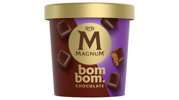 SORVETE KIBON MAGNUM BOMBOM CHOCOLATE PT 164G