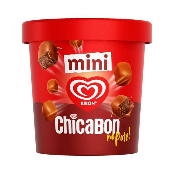 SORVETE KIBON MINI CHICABOM NO POTE 184G