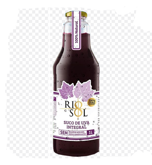 SUCO DE UVA TINTO INTEGRAL RIO SOL 1L