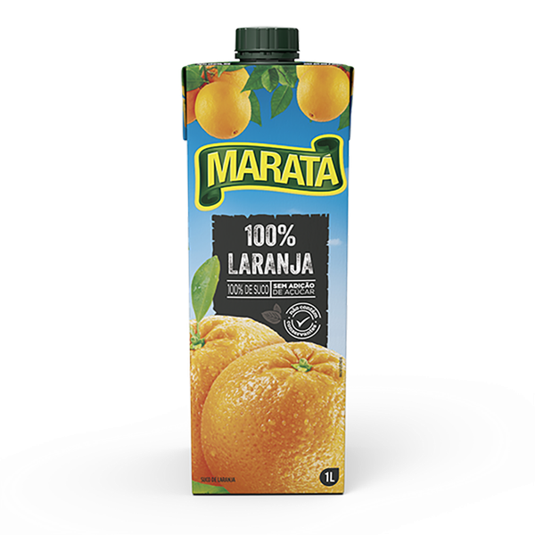 SUCO LARANJA 100% MARATA 1L