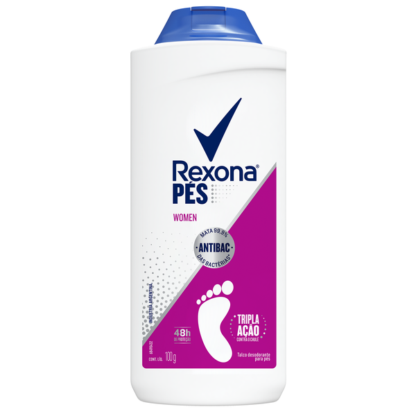 TALCO PES REXONA WOMAM ANTIBACTERIAL 100G