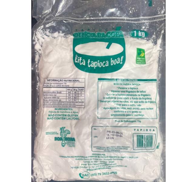 TAPIOCA DELICIA DA COPA VACUO 500G