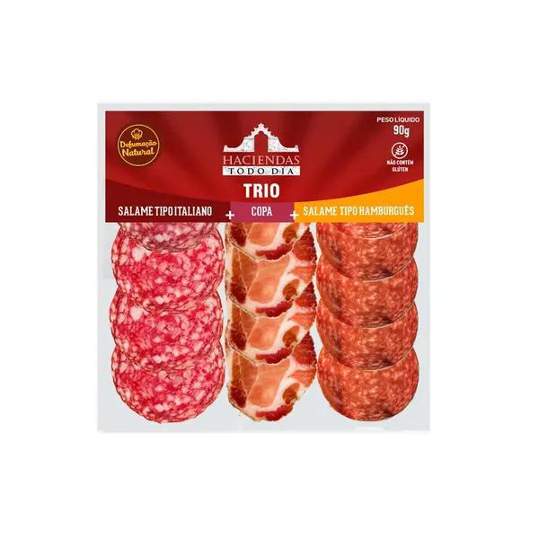 TRIO SALAMES E PRESUNTO SERRANO HACIENDAS RESERVA 90G
