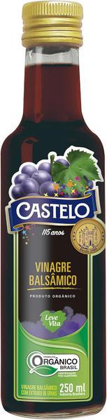 VINAGRE BALSAMICO CASTELO ORG LEVE VITA 250ML