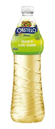 VINAGRE DE ALCOOL CASTELO 4% COLORIDO 500ML