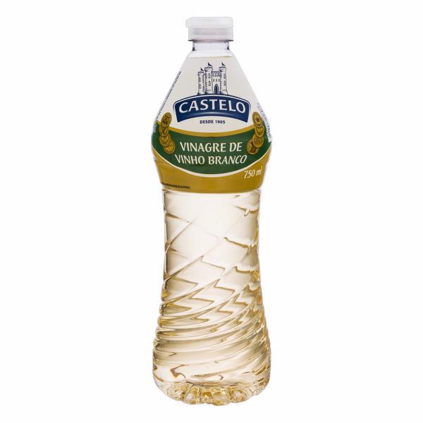VINAGRE DE VINHO BRANCO CASTELO 4% 750ML