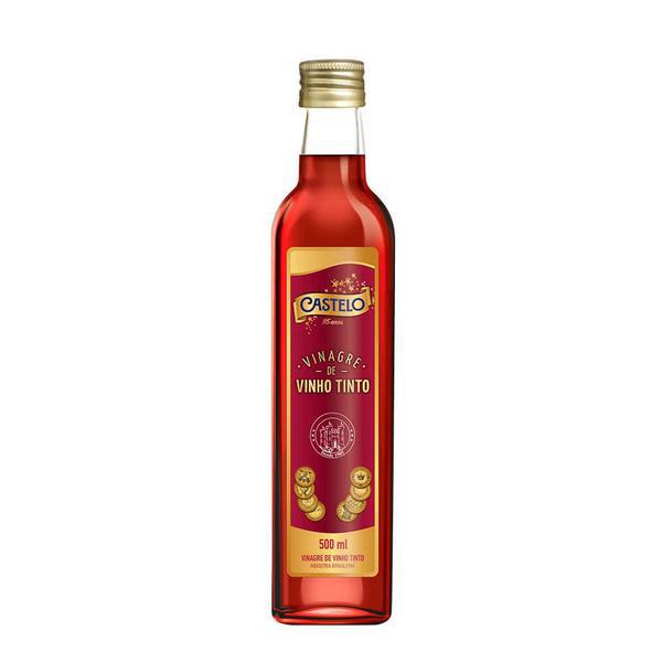 VINAGRE DE VINHO TINTO CASTELO 4% 500ML
