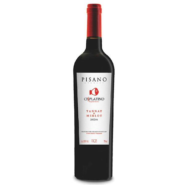VINHO URU PISANO CISPLATINO TANNAT MERLOT 750ML