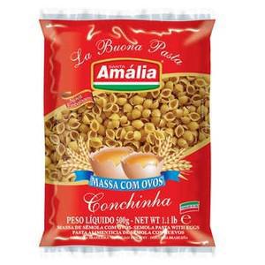 MACARRAO AMALIA COM OVOS CONCHINHA 500G