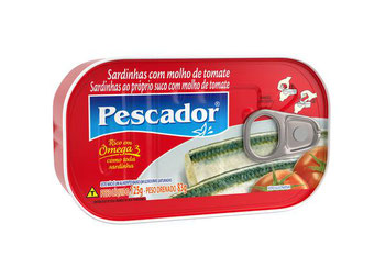 SARDINHA PESCADOR  C/MOLHO DE TOMATE LT