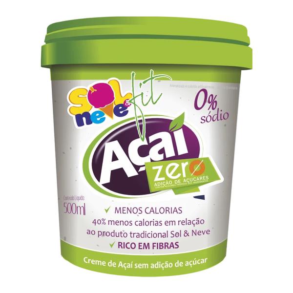 ACAI SOL E NEVE ZERO 500ML