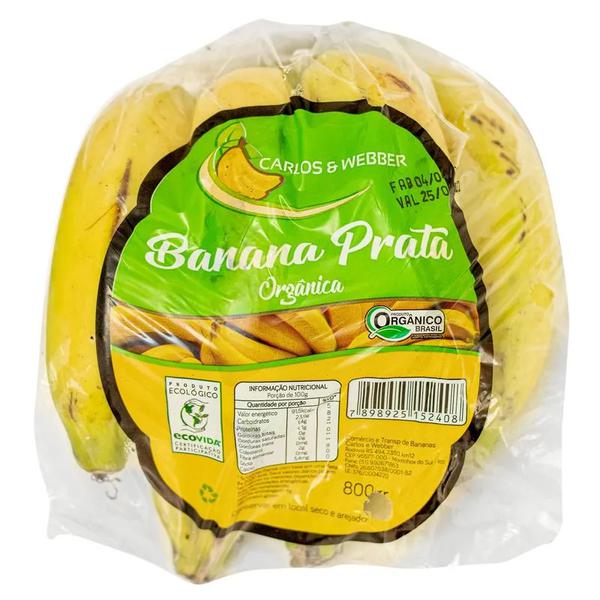 BANANA PRATA ORGANICA 800G