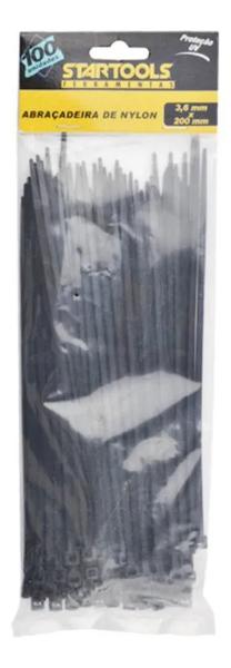 ABRAC NYLON PRETA 3,6X250MM