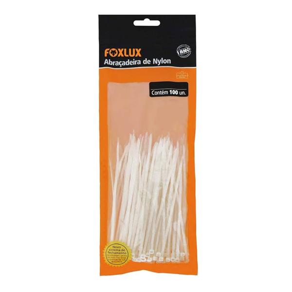 Abracadeira Nylon 140mmx3,5mm 100un Bco