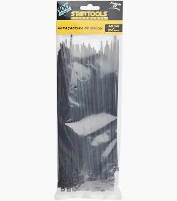 ABRAC PRETA 3,6X200MM 10 1UN 