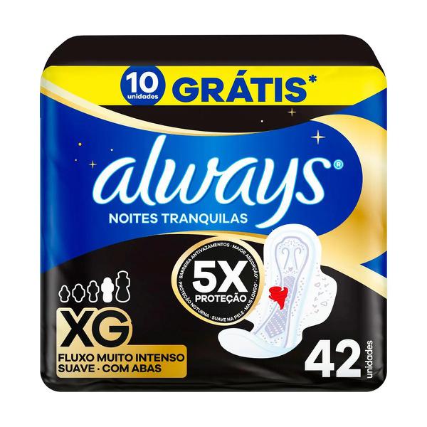 ABS.ALWAYS NOITE TRANQUILA SUAVE C/ABAS