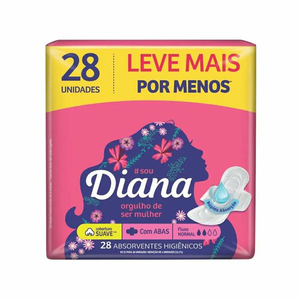 ABSORVENTE DIANA ACTIVE SUAVE ABAS C/28