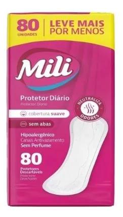 Protetor Diario Mili 80un