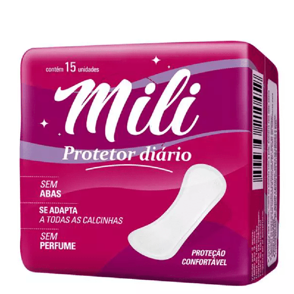 PROTETOR DIARIO MILI C/FRAGANCIA 15UN
