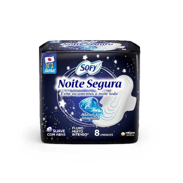 ABSORVENT SOFY NOITE SEG NOTR C/ ABS 8UN