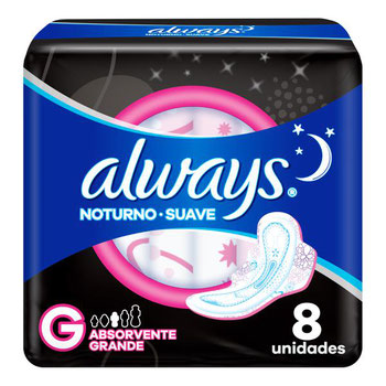 ABSORVENTES COM ABAS ALWAYS FLUXO INTENS