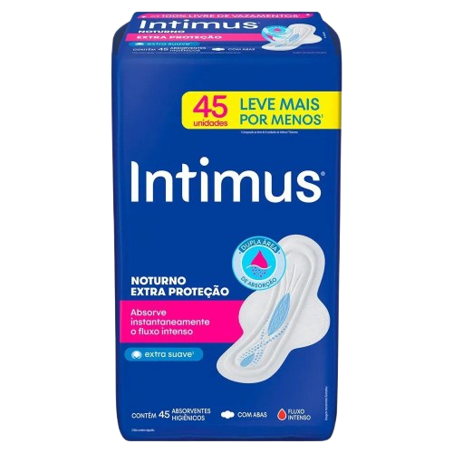 ABS INTIMUS NOTURNO SUAVE C/ABAS C/45