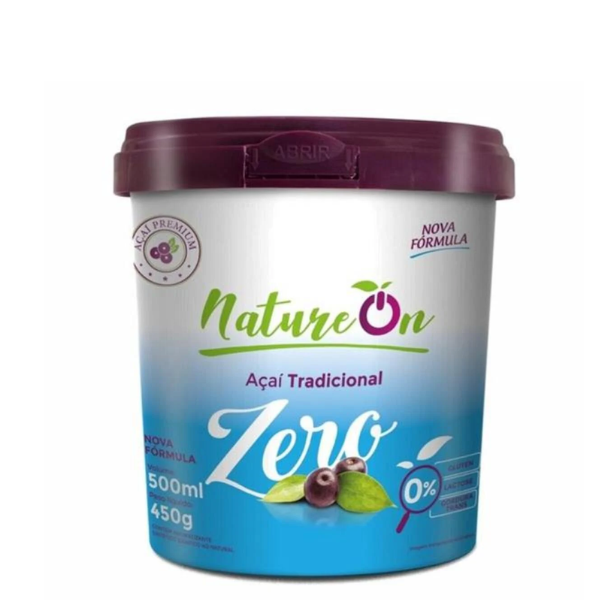 AÇAÍ TRADICIONAL ZERO AÇÚCAR 500ML NATURE ON