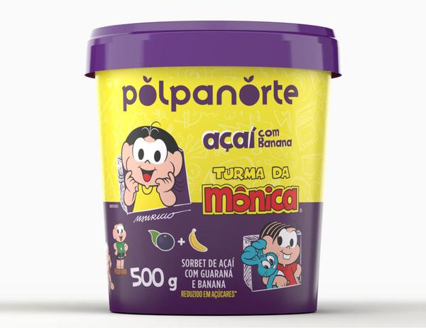 POLPANORTE AÇAI C/ BANANA TURMA DA MONICA 500G