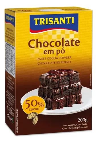 SANTI CHOCOLATE EM PO 50% CACAU 200G