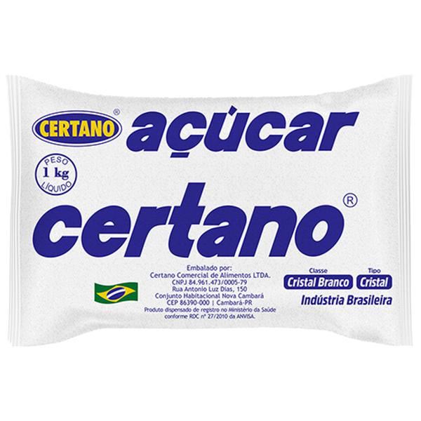 Acucar Cristal Certano 1KG