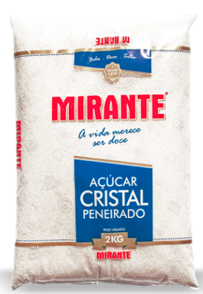 Acucar Cristal Mirante 2kg