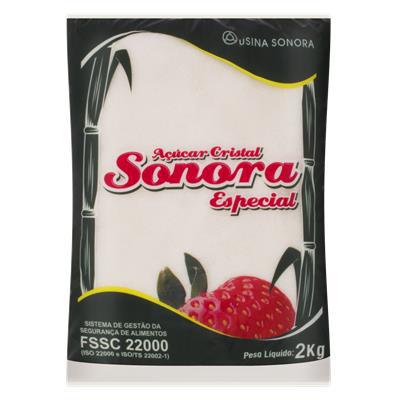 ACUCAR CRISTAL SONORA 2KG S T