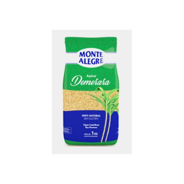 ACUCAR DEMERARA MONTE ALEGRE 1KG