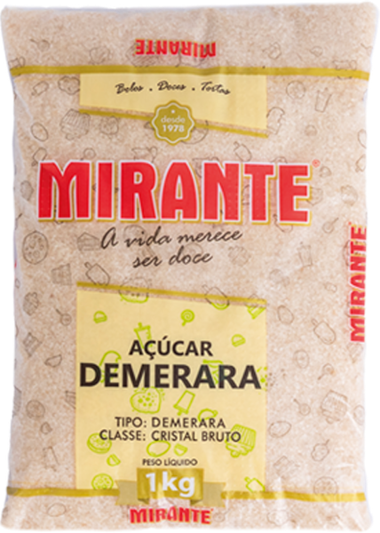 ACUCAR DEMERARA MIRANTE         1KG
