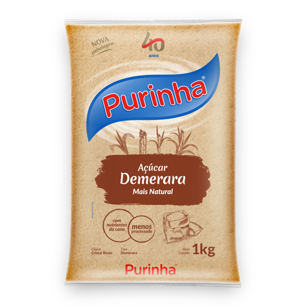 Acucar Demerara Purinha 1Kg