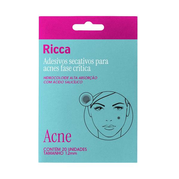 ADESIVO SECATIVO ACNE RICCA C/24UN FASE INICIAL