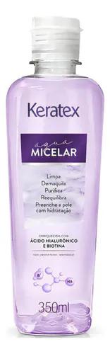 AGUA MICELAR KERATEX 350ML ACIDO HIALURONICO