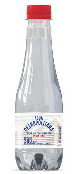 AGUA  PETROPOLITANA C/ GÁS 300ML