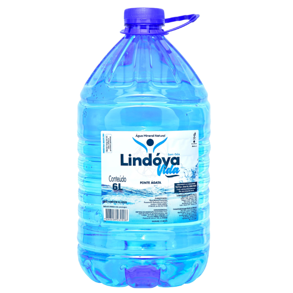AGUA LINDOYA S/GAS 6L UNIDADE
