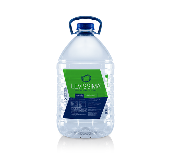 AGUA MINERAL NATURAL SEM GAS LEVE 6 PAGUE 5 6L