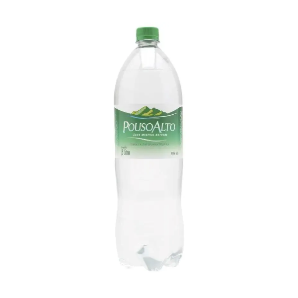 Agua Min Pouso Alto C/Gas 1500ml