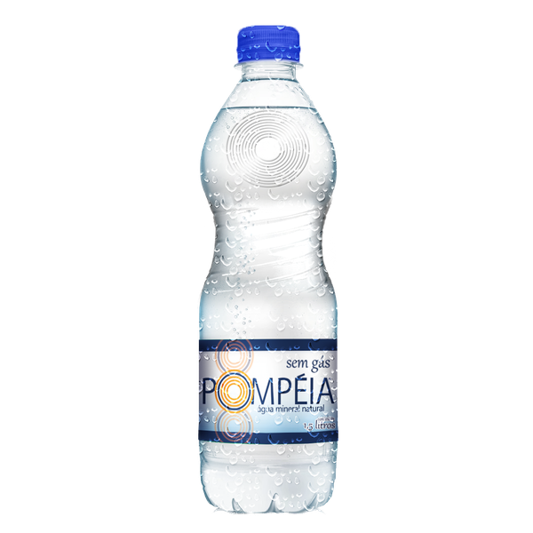 AGUA MIN POMPEIA COM GAS 1,5L