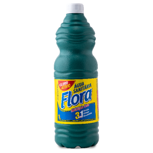 AGUA SANITARIA FLORA 1L