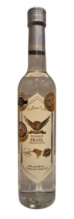 CACHACA AVIADOR VD 500ML PRATA