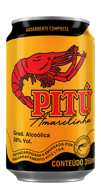 BEB AGUARD PITU 350ML AMARELINHA