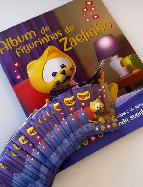 Album Figurinhas Zaelinho Un